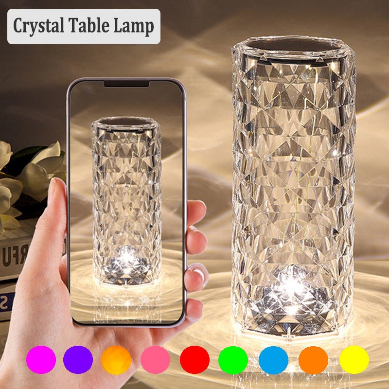Darzeen™ LED Crystal Table Lamp | مصباح طاولة كريستال LED