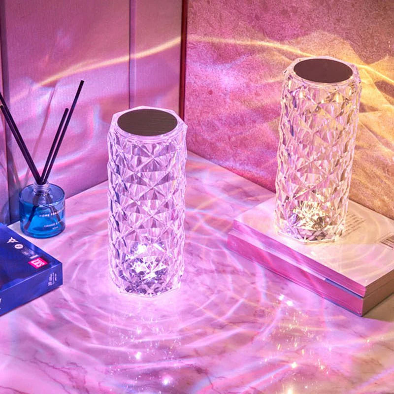 Darzeen™ LED Crystal Table Lamp | مصباح طاولة كريستال LED