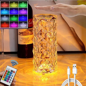 Darzeen™ LED Crystal Table Lamp | مصباح طاولة كريستال LED