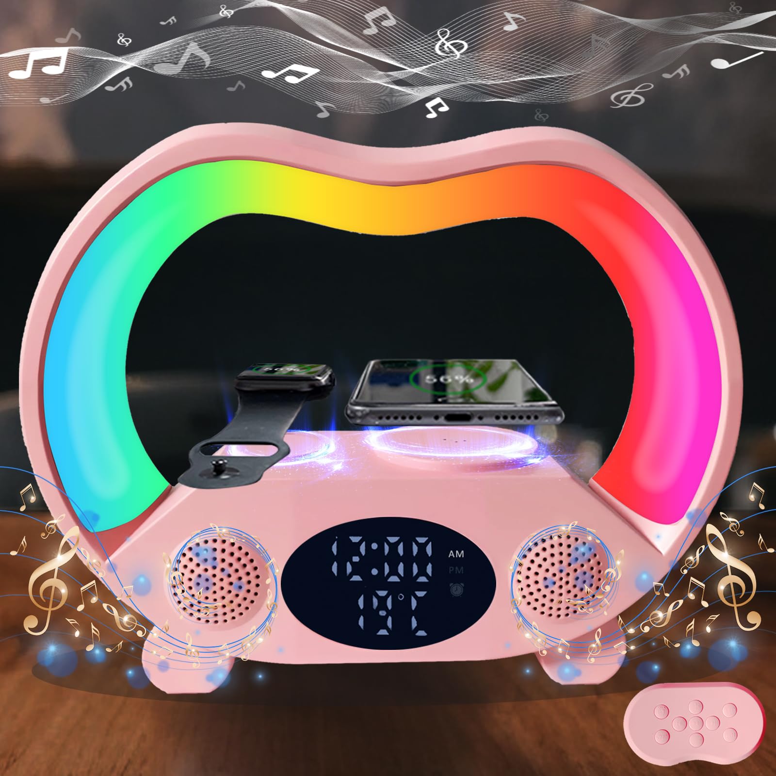 Darzeen™ 6-in-1 Wireless Charging RGB Lamp | مصباح شحن لاسلكي RGB ‏6-في-1