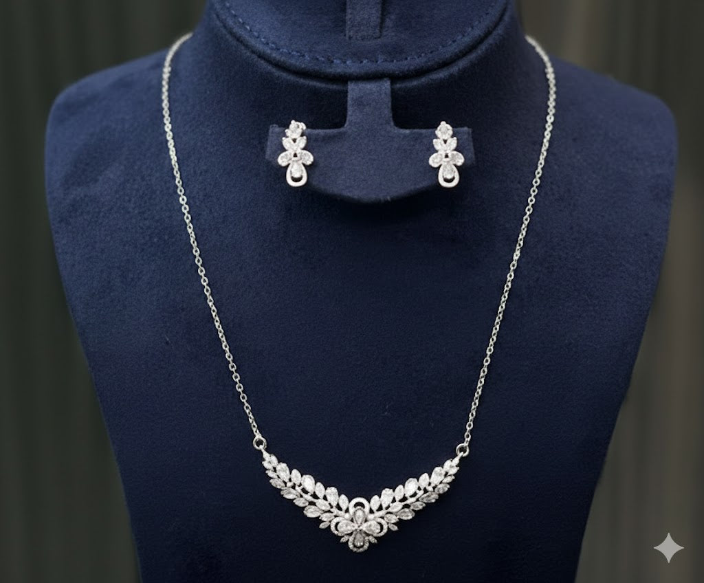 Darzeen™ Crystal Leaf Jewelry Set | طقم مجوهرات كريستال بأوراق