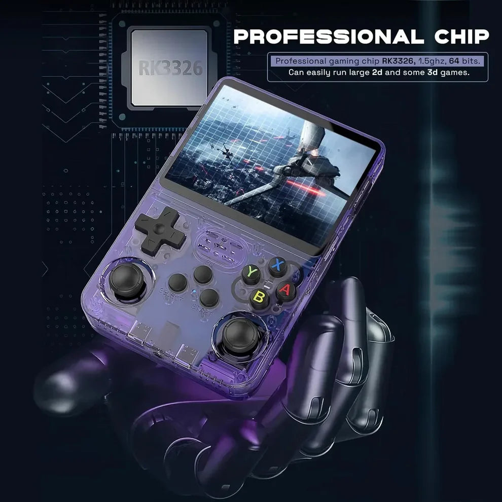 وحدة تحكم ألعاب محمولة كلاسيكية Darzeen™ R36S