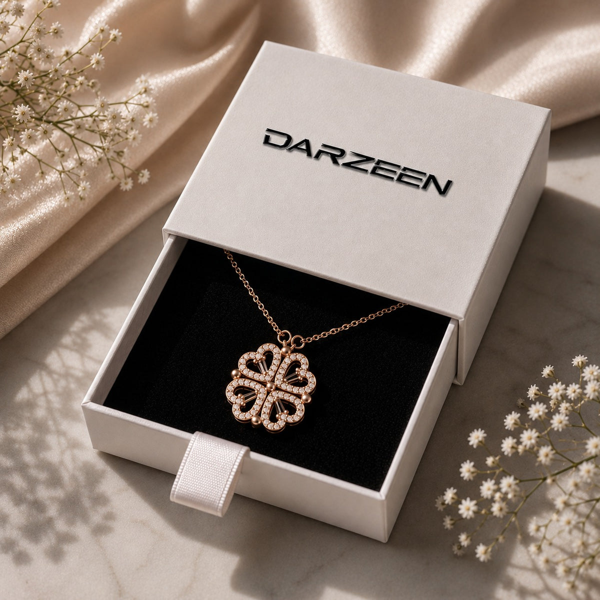 Darzeen™ Four-Leaf Clover Necklace